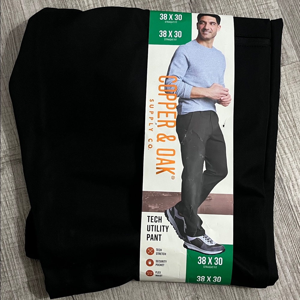 Copper & Oak Black Tech Utility Pants - Picture 4 of 4